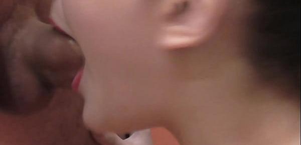  Sweet deepthroat with saliva from a young mom CalientePWNZ